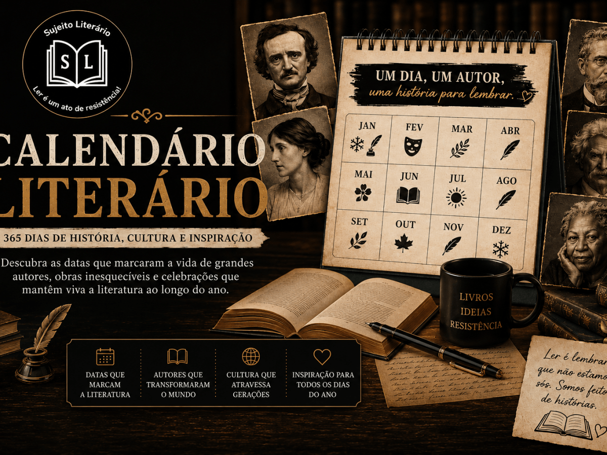 Datas Literárias Importantes (atualização permanente)